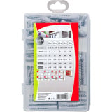 fischer Meister-Box Universaldübel UX / UX-R hellgrau, 110-teilig