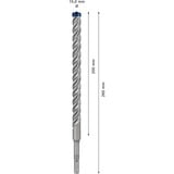 Bosch Professional EXPERT Hammerbohrer SDS-plus-7X, Ø 15mm Arbeitslänge 200mm