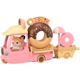 EPOCH Sylvanian Families - Donut Wagen mit Figur, Konstruktionsspielzeug 