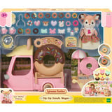 EPOCH Sylvanian Families - Donut Wagen mit Figur, Konstruktionsspielzeug 