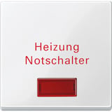 Merten Wippe für Heizungsnot-Schalter Kontrollfenster weiß, Retail
