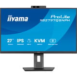 iiyama ProLite XB2797QSNPH-B1, LED-Monitor 68.5 cm (27 Zoll), schwarz (matt), QHD, IPS, Webcam, Mikro, USB-Hub