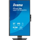 iiyama ProLite XB2797QSNPH-B1, LED-Monitor 68.5 cm (27 Zoll), schwarz (matt), QHD, IPS, Webcam, Mikro, USB-Hub