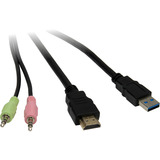 Inter-Tech IPC KVM Switch AS-41HUS, KVM-Switch 