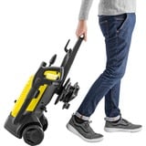 Kärcher K 4 WCM Premium, Hochdruckreiniger gelb/schwarz, mit Dreckfräser und Schlauchtrommel