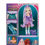 MGA Entertainment Rainbow High Shimmers with Slime - Violet, Puppe 