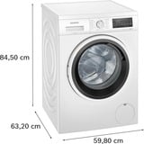 Siemens WU14UT42 iQ500, Waschmaschine weiß/schwarz
