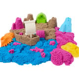 Spin Master Kinetic Sand - Strand Abenteuer Set, Spielsand mit 907 Gramm Sand in 3 Farben