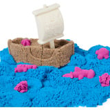Spin Master Kinetic Sand - Strand Abenteuer Set, Spielsand mit 907 Gramm Sand in 3 Farben