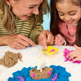 Spin Master Kinetic Sand - Strand Abenteuer Set, Spielsand mit 907 Gramm Sand in 3 Farben