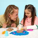 Spin Master Kinetic Sand - Strand Abenteuer Set, Spielsand mit 907 Gramm Sand in 3 Farben