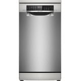 Bosch SPS6EMI21E Serie 6 , Spülmaschine silber/edelstahl (gebürstet), 45 cm, Home Connect