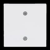 Busch-Jaeger Zentralscheibe für Zugschalter mit Schraubbefestigung, Abdeckung weiß, Retail