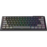 CHERRY XTRFY K63W Pro Compact Ultra-Wideband, Gaming-Tastatur schwarz, DE-Layout, Cherry MX Low Profile 2.0 Red
