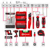 EINHELL Adventskalender 2026 (370270), Werkzeug-Set 48-teilig