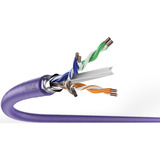 Digitus Professional Cat.6 F/UTP Verlegekabel simplex, Dca violett, 100 Meter Rolle
