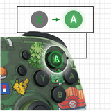 HORI Wireless HORIPAD Turbo (Pixel Grün), Gamepad grün/transparent, Nintendo Switch 2