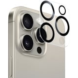 Nevox NEVOGLASS 3D Kameraschutzglas, Schutzfolie transparent/schwarz, iPhone 17 Pro