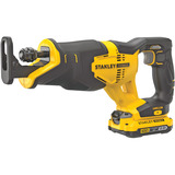 Stanley Akku-Säbelsäge (SFMCS300D2K-QW), 18Volt schwarz/gelb, 2x Li-Ion-Akku 2,0Ah, in Koffer