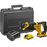 Stanley Akku-Säbelsäge (SFMCS300D2K-QW), 18Volt schwarz/gelb, 2x Li-Ion-Akku 2,0Ah, in Koffer
