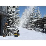 Stanley Akku-Schneefräse (SCSNP460R2-QW), 36Volt (2x18V) schwarz/gelb, 2x Li-Ion-Akku 6,0Ah, 2x Ladegerät