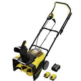 Stanley Akku-Schneefräse (SCSNP460R2-QW), 36Volt (2x18V) schwarz/gelb, 2x Li-Ion-Akku 6,0Ah, 2x Ladegerät