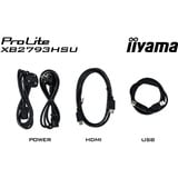 iiyama ProLite XB2793HSU-B1, LED-Monitor 68.6 cm (27 Zoll), schwarz (matt), FullHD, IPS, HDMI, DP, USB-Hub, Lautsprecher, 120Hz Panel