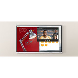 Samsung FLIP WM55FX, Public Display weiß/grau, UltraHD/4K, Touchfunktion, Multi‑Touch