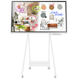 Samsung FLIP WM55FX, Public Display weiß/grau, UltraHD/4K, Touchfunktion, Multi‑Touch