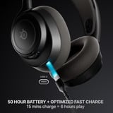 SteelSeries Arctis Nova 7 Wireless Gen 2, Gaming-Headset schwarz, Bluetooth, 2.4 GHz-USB-Dongle, (optimiert für PC)
