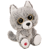 NICI Wolf Wynne 15 Zentimeter schlenkernd, Kuscheltier grau