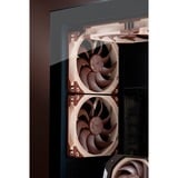 Noctua NF-A14x25 G2 LS-PWM, Gehäuselüfter braun/beige, PWM-Anschluss, 140 mm