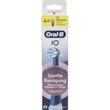  Oral-B iO Sanfte Reinigung 4er, Aufsteckbürste schwarz, für empfindliche Bereiche und gesünderes Zahnfleisch
