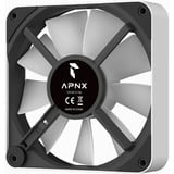 APNX FP2-120 PWM ARGB, Gehäuselüfter schwarz/weiß, 120 mm
