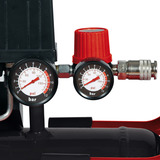 EINHELL Kompressor TE-AC 270/50 Silent Plus schwarz/rot, 1.500 Watt