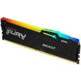 Kingston FURY DIMM 32 GB DDR5-5600, Arbeitsspeicher schwarz, KF556C40BB2A-32, Beast RGB, INTEL XMP, AMD EXPO