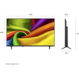 LG 50NU800B6LC.AEEQ, LED-Fernseher 127 cm (50 Zoll), schwarz, UltraHD/4K, Triple Tuner