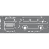 COBI Volkswagen T3 Polizei, Konstruktionsspielzeug Maßstab 1:35