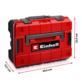 EINHELL E-Case Werkzeugkoffer Universal, 80-teilig, Werkzeug-Set schwarz/rot