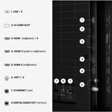 Hisense 65E7S PRO Hi-QLED-Fernseher 164 cm (65 Zoll), schwarz/dunkelgrau, UltraHD/4K, Free-Sync-Premium, 144Hz Panel