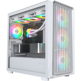 Montech X5M , Tower-Gehäuse weiß, Tempered Glass