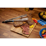 Napoleon Essential Grillbesteck-Set, 2-teilig silber/schwarz, Zange und Wender