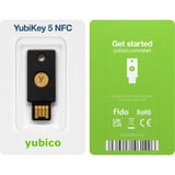 Yubico YubiKey 5 NFC, Sicherheitsschlüssel schwarz/gold