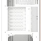 Thermaltake S370 WS Snow White, Tower-Gehäuse weiß, Tempered Glass
