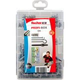 fischer Profi-Box GK + Schrauben, Dübel hellgrau, 101-teilig, mit Schrauben