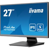 iiyama ProLite T2752MSC-B1AG, LED-Monitor 68.6 cm (27 Zoll), schwarz (matt), FullHD, IPS, HDMI, DP, USB-Hub, 100Hz Panel