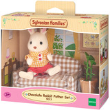 EPOCH Sylvanian Families - Schokoladenhasen Vater Wohnzimmer Set, Konstruktionsspielzeug 