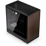 Krux Helio, Tower-Gehäuse schwarz/holz, Tempered Glass