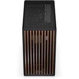 Krux Helio, Tower-Gehäuse schwarz/holz, Tempered Glass