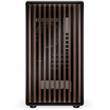 Krux Helio, Tower-Gehäuse schwarz/holz, Tempered Glass